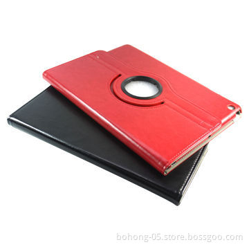 Leather/PC Case for iPad, Rotating Kickstand Function